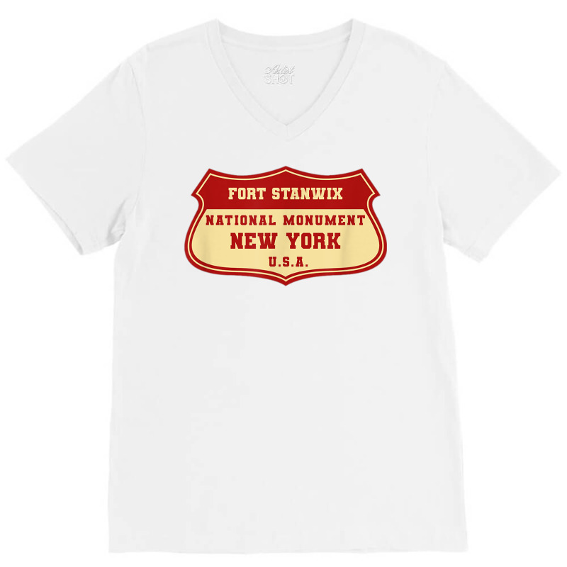 New York Fort Stanwix National Monument T Shirt V-neck Tee | Artistshot