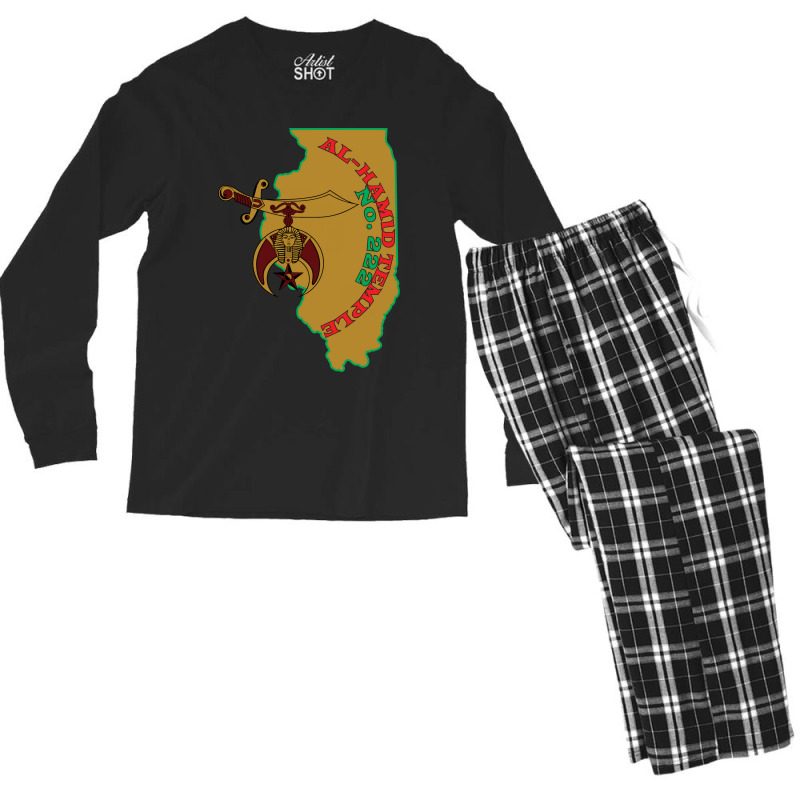 Funny Gifts Capone Day Gift Men's Long Sleeve Pajama Set by ArtistBarrett | Artistshot