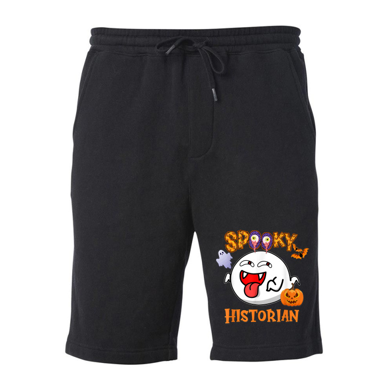 Boo Halloween Costume Spooky Historian T Shirt Fleece Short | Artistshot