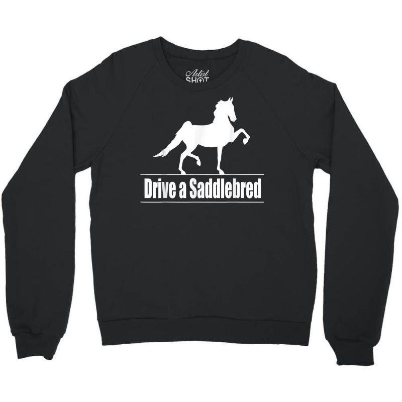 American Saddlebred Horse Leather Horse Driving Harness Crewneck Sweatshirt | Artistshot