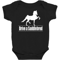 American Saddlebred Horse Leather Horse Driving Harness Baby Bodysuit | Artistshot