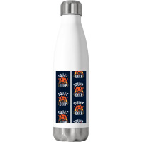 Squat Deep Kraken Poster Stainless Steel Water Bottle | Artistshot