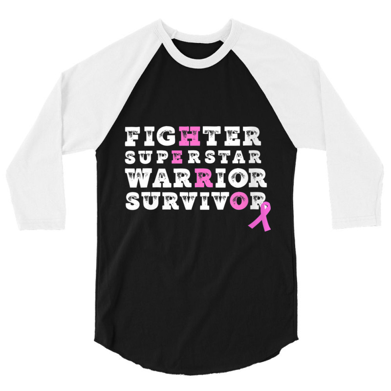 Womens Fighter Superstar Warrior Survivor 3/4 Sleeve Shirt | Artistshot