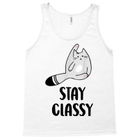 Cat Lover Tshirt Stay Classy Tshirt Animal Calssy Tshirt Tank Top | Artistshot