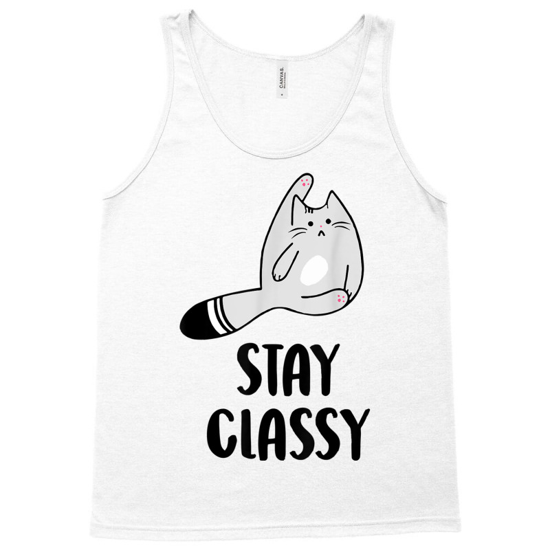 Cat Lover Tshirt Stay Classy Tshirt Animal Calssy Tshirt Tank Top | Artistshot