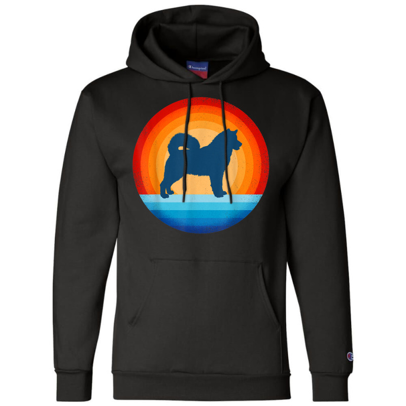 Alaskan Malamute Retro Vintage 60s 70s Sunset Dog Lovers Men T Shirt Champion Hoodie | Artistshot