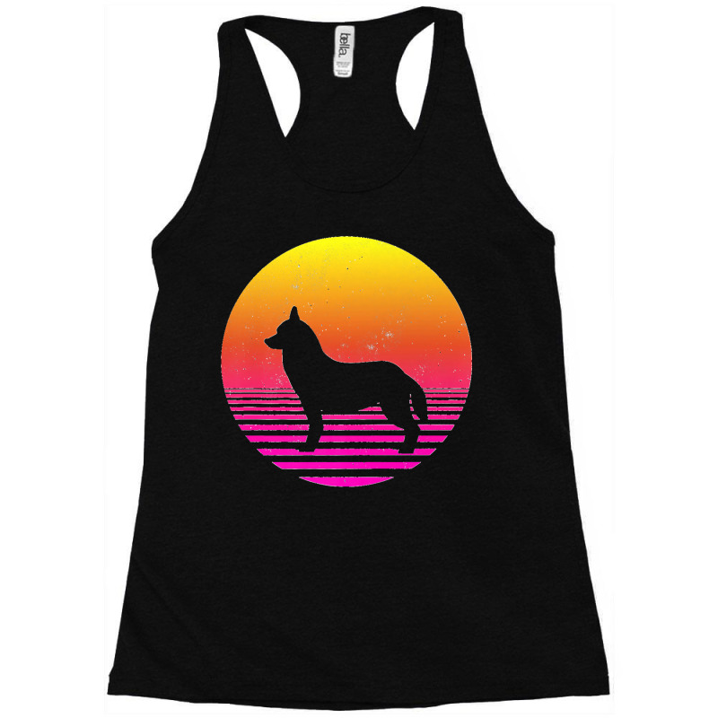 Siberian Husky Dog 70s 80s Vintage Retro Siberian Husky Premium Racerback Tank by LeonelSalas | Artistshot