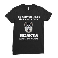 Siberian Husky Dog Breed Dog Women Men Personnel Ladies Fitted T-shirt | Artistshot