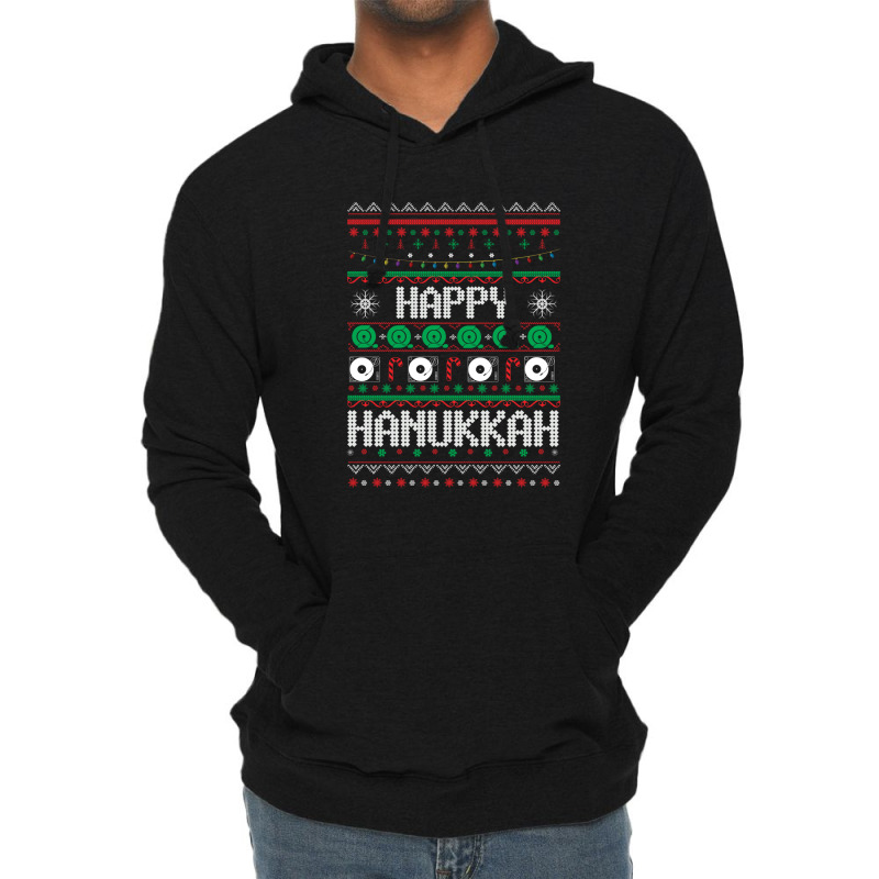 Happy Hanukkah Lightweight Hoodie | Artistshot