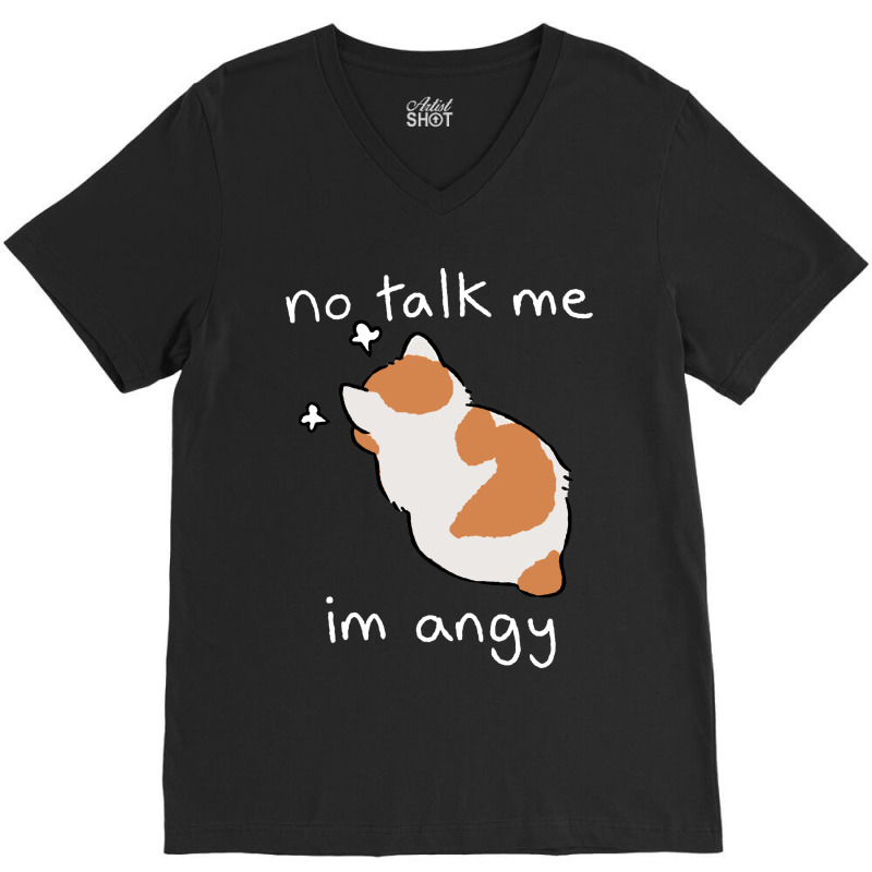 No Talk Me V-neck Tee | Artistshot