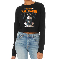 Siberian Husky Halloween Costume Dog Owner Premium Cropped Sweater | Artistshot