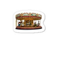 Beautiful Carousel Carnival Amusement Ride T Shirt Sticker | Artistshot