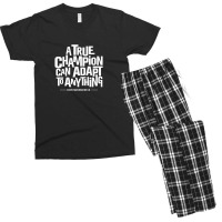 Champion Will Fight Men's T-shirt Pajama Set | Artistshot