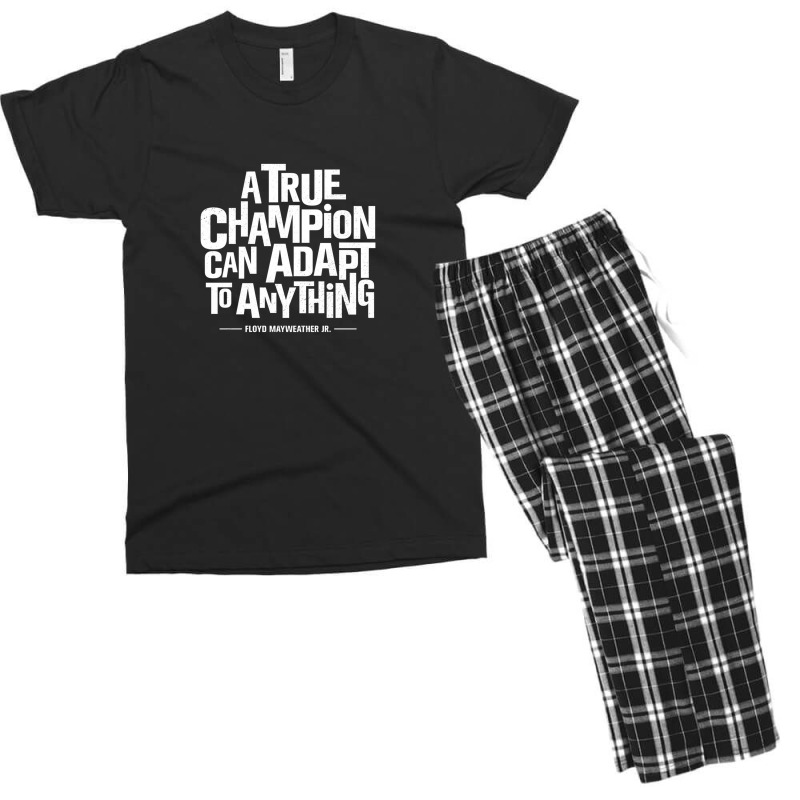 Champion Will Fight Men's T-shirt Pajama Set | Artistshot