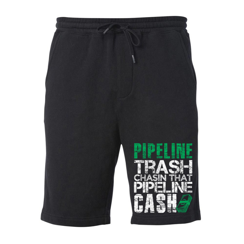 Trash Cash Pipeliner Welder Welding Pipeline Roughneck Gift Long Sleev Fleece Short | Artistshot