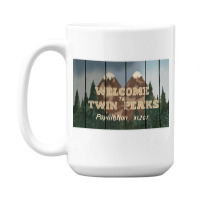 Twin Peaks Inspireds, Twin Peaks Inspireds Vintage, Twin Peaks Inspire 15 Oz Coffee Mug | Artistshot