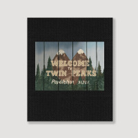 Twin Peaks Inspireds, Twin Peaks Inspireds Vintage, Twin Peaks Inspire Portrait Canvas Print | Artistshot