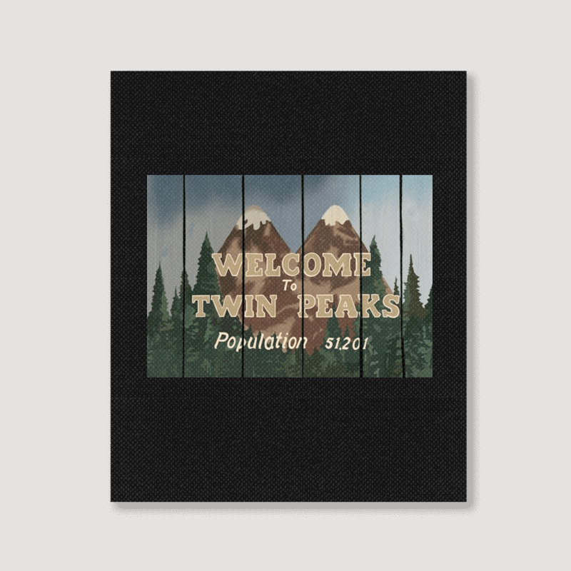 Twin Peaks Inspireds, Twin Peaks Inspireds Vintage, Twin Peaks Inspire Portrait Canvas Print | Artistshot