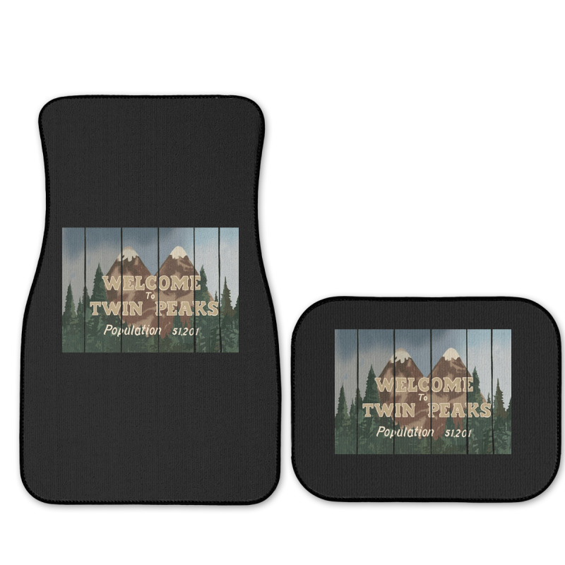 Twin Peaks Inspireds, Twin Peaks Inspireds Vintage, Twin Peaks Inspire Full Set Car Mats | Artistshot