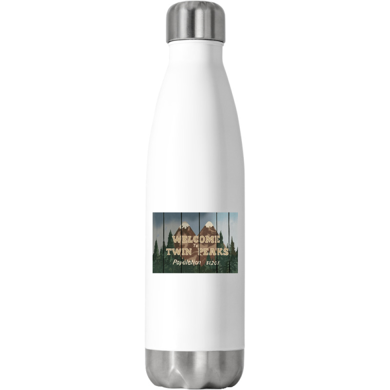 Twin Peaks Inspireds, Twin Peaks Inspireds Vintage, Twin Peaks Inspire Stainless Steel Water Bottle | Artistshot