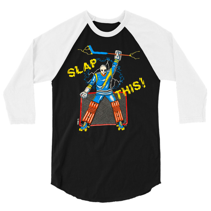 Slap This Hockey Goalies, Slap This Hockey Goalies Vintage, Slap This  3/4 Sleeve Shirt | Artistshot