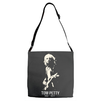 Tom Petty Adjustable Strap Totes Designed By Allison Serenity