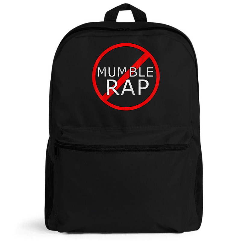 Stop Mumble Rap Hiphop Design Backpack | Artistshot