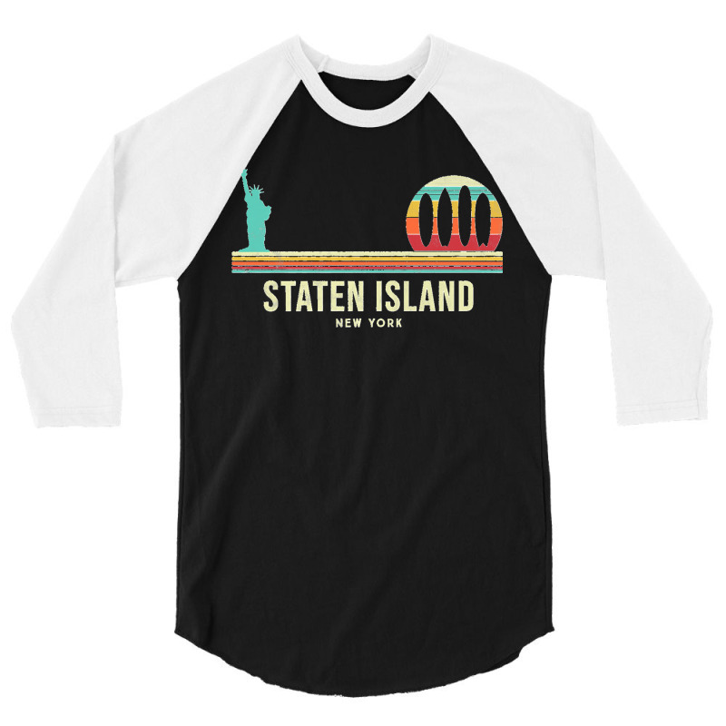 Staten Island New York Premium 3/4 Sleeve Shirt by LeonelSalas | Artistshot