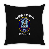 Uss Iowas, Uss Iowas Vintage, Uss Iowas Art, Uss Iowas Painting, The U Throw Pillow | Artistshot