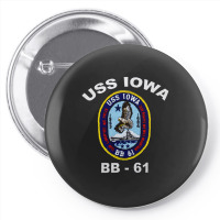 Uss Iowas, Uss Iowas Vintage, Uss Iowas Art, Uss Iowas Painting, The U Pin-back Button | Artistshot