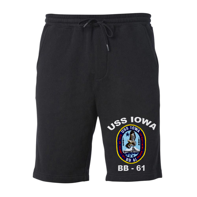 Uss Iowas, Uss Iowas Vintage, Uss Iowas Art, Uss Iowas Painting, The U Fleece Short | Artistshot