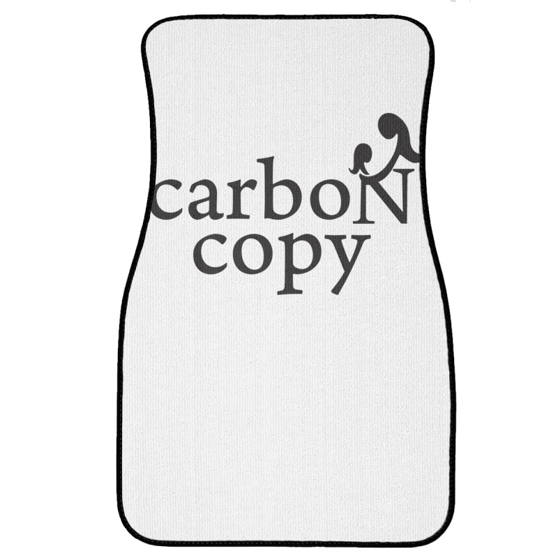 Menmommy Carbon Copy   Black Print Front Car Mat | Artistshot