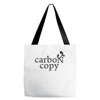 Menmommy Carbon Copy   Black Print Tote Bags | Artistshot