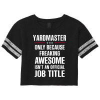 Gift For Freaking Awesome Yardmaster Scorecard Crop Tee | Artistshot