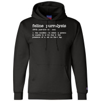 Feline Purralysis Apparel T Shirt Champion Hoodie | Artistshot