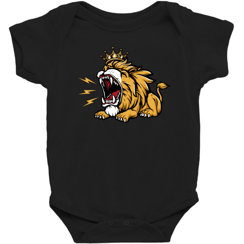 King Of The Roar Baby Bodysuit by cithu09 | Artistshot