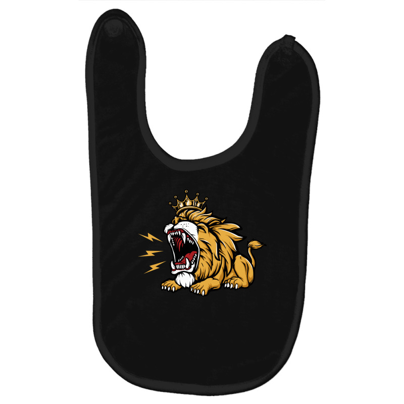 King Of The Roar Baby Bibs by cithu09 | Artistshot