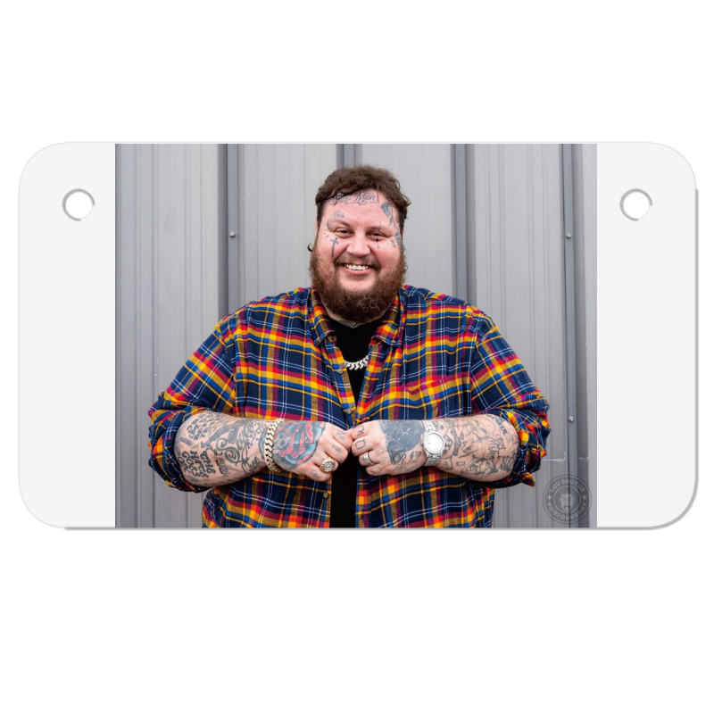 Jelly Roll Smile Motorcycle License Plate | Artistshot