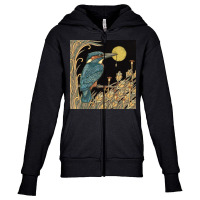 King Fisher Bird Youth Zipper Hoodie | Artistshot