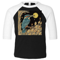 King Fisher Bird Toddler 3/4 Sleeve Tee | Artistshot