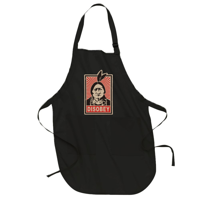 Disobeyy Native American Face Portraitt Anti Colonisation Mexico Usa P Full-length Apron | Artistshot