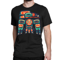 Alaska, Raven Haida Tribal Art, Native American Totem T Shirt Classic T-shirt | Artistshot