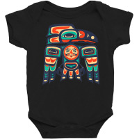 Alaska, Raven Haida Tribal Art, Native American Totem T Shirt Baby Bodysuit | Artistshot