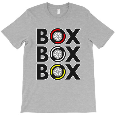 Box Box Box T-shirt Designed By Johnny Wiggins