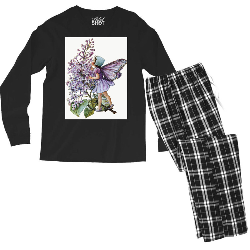 Lilac Fairy Men's Long Sleeve Pajama Set | Artistshot