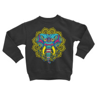 Elephant Mandala Oriental Indian African Hinduism Yoga Gift T Shirt Toddler Sweatshirt | Artistshot