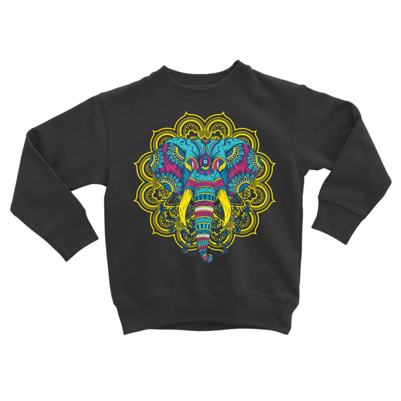 Elephant Mandala Oriental Indian African Hinduism Yoga Gift T Shirt Toddler Sweatshirt | Artistshot