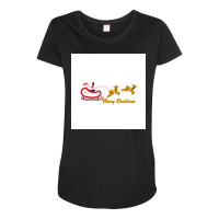 Merry Christmas & Happy New Year Tshirt Maternity Scoop Neck T-shirt | Artistshot