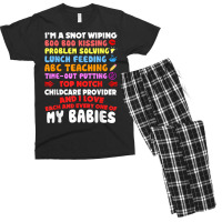 Top Notch Daycare Teacher I Love Each Every One Of My Babies Men's T-shirt Pajama Set | Artistshot