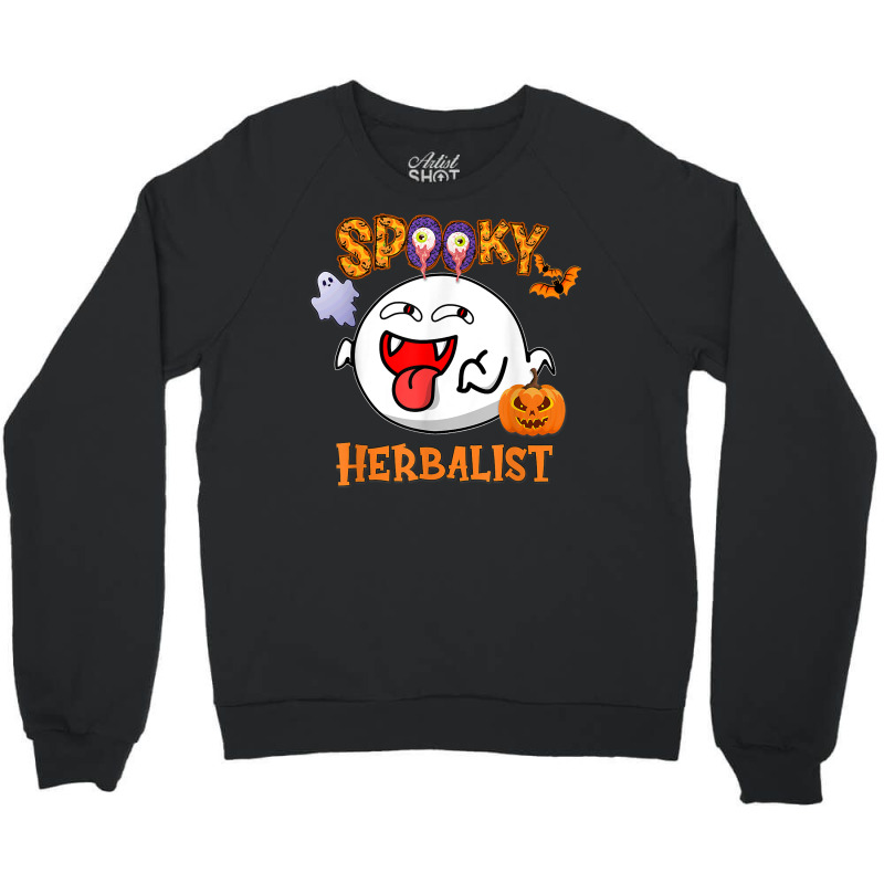 Boo Halloween Costume Spooky Herbalist T Shirt Crewneck Sweatshirt by dubrayhecallezhd | Artistshot